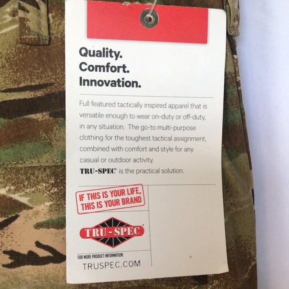 NWT TRU-SPEC Camouflage Men’sTactical Response Uniform Pant. Small/Long. - Picture 10 of 13